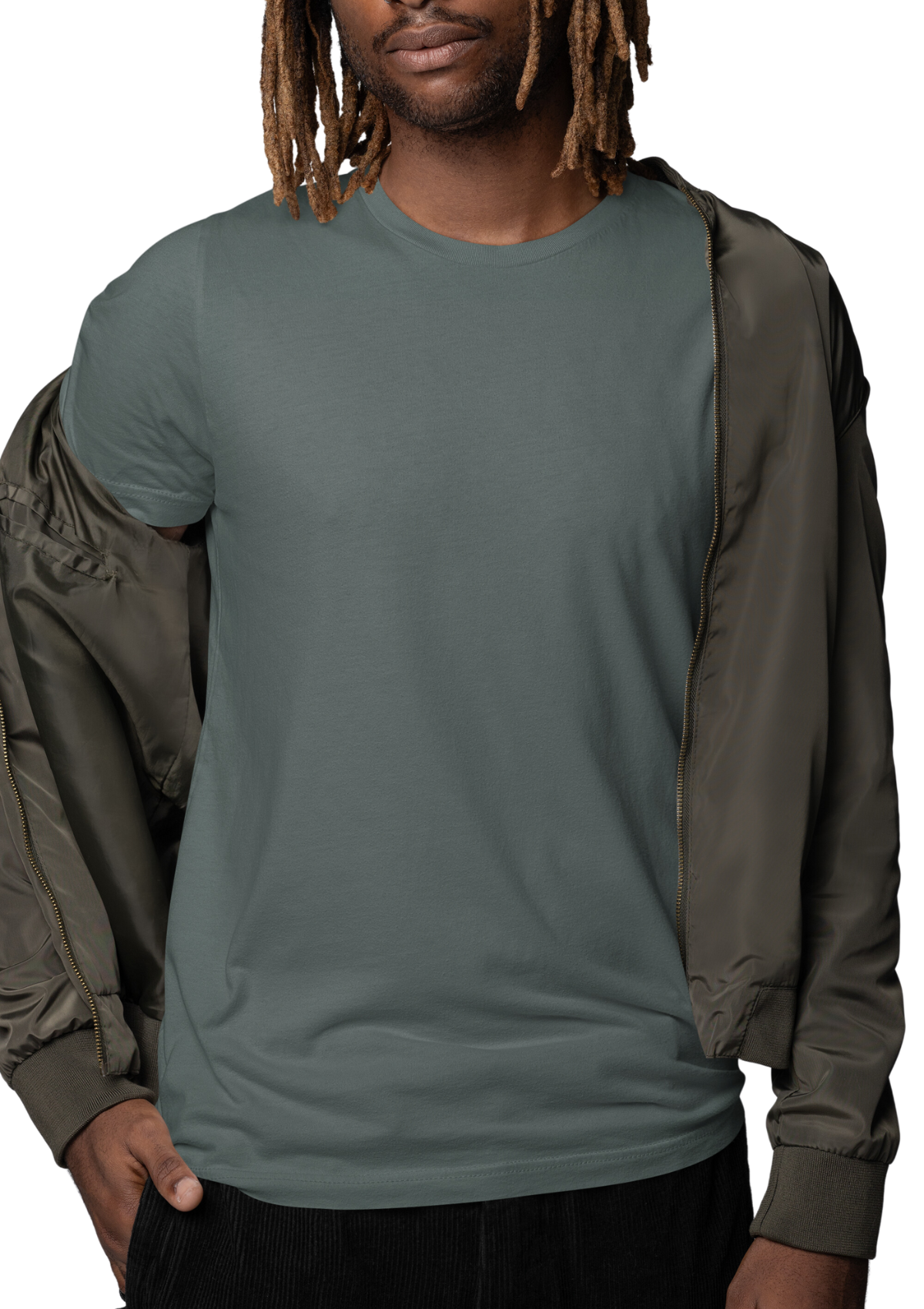 NEW Men’s Blue Storm Short Sleeve Crew Neck T-Shirt – Soft, Durable