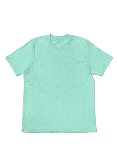 Men's Mint Heather Short Sleeve Crew Neck T-Shirt