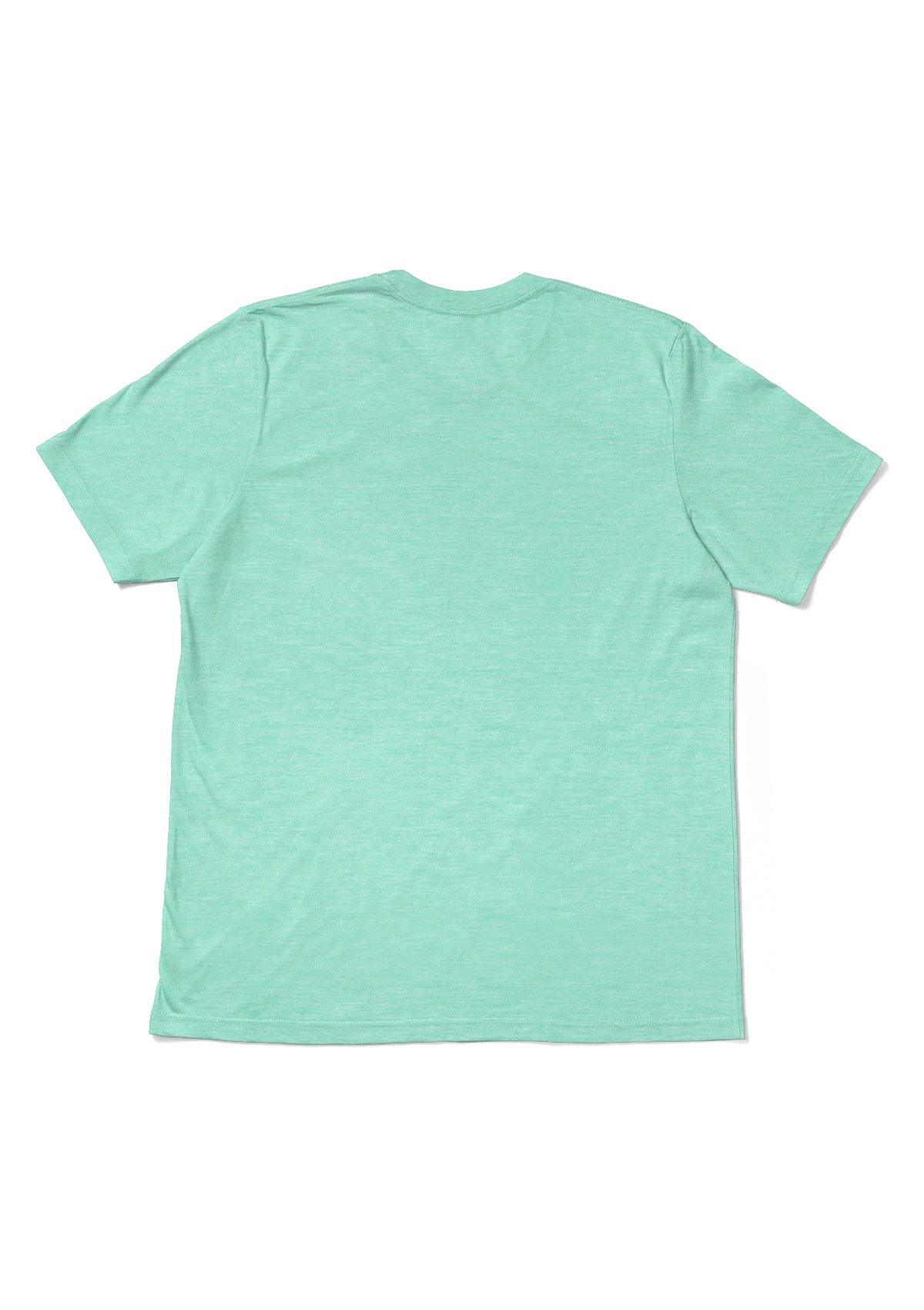 Men's Mint Heather Short Sleeve Crew Neck T-Shirt