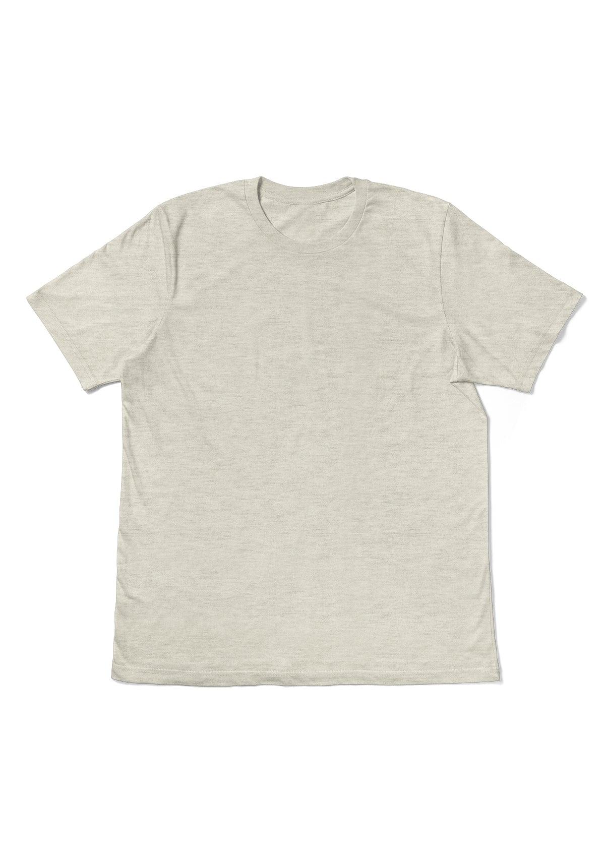 Men's Prism Natural White Heather Short Sleeve Crew Neck T-Shirt