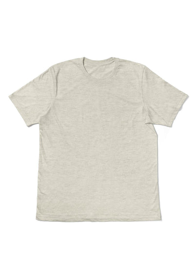 Men's Prism Natural White Heather Short Sleeve Crew Neck T-Shirt