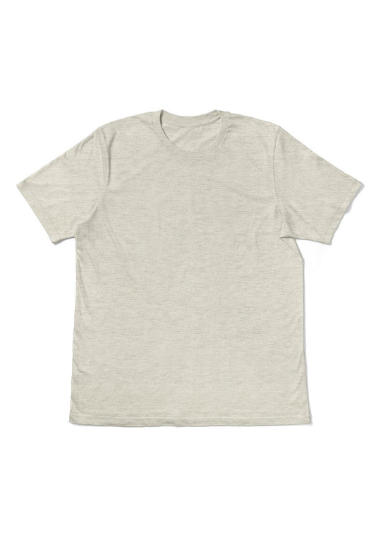 Men's Prism Natural White Heather Short Sleeve Crew Neck T-Shirt