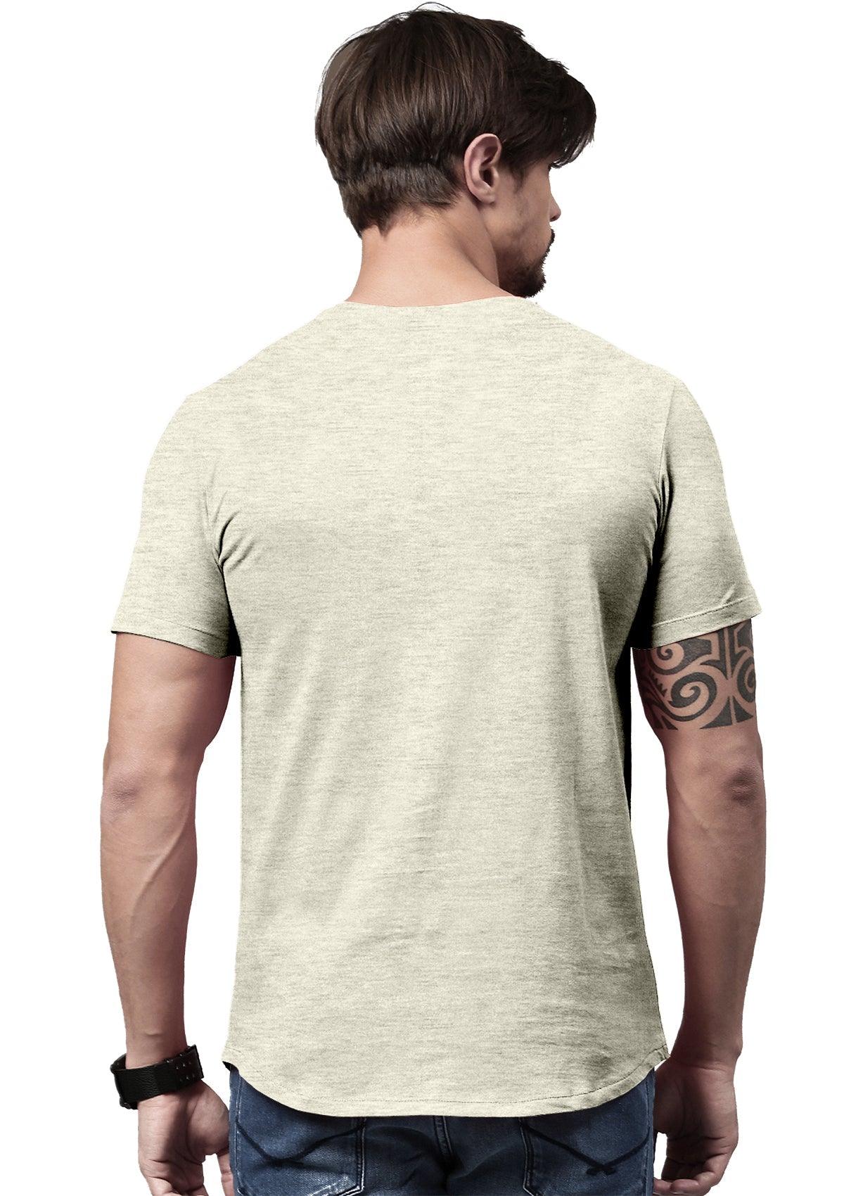 Men's Prism Natural White Heather Short Sleeve Crew Neck T-Shirt
