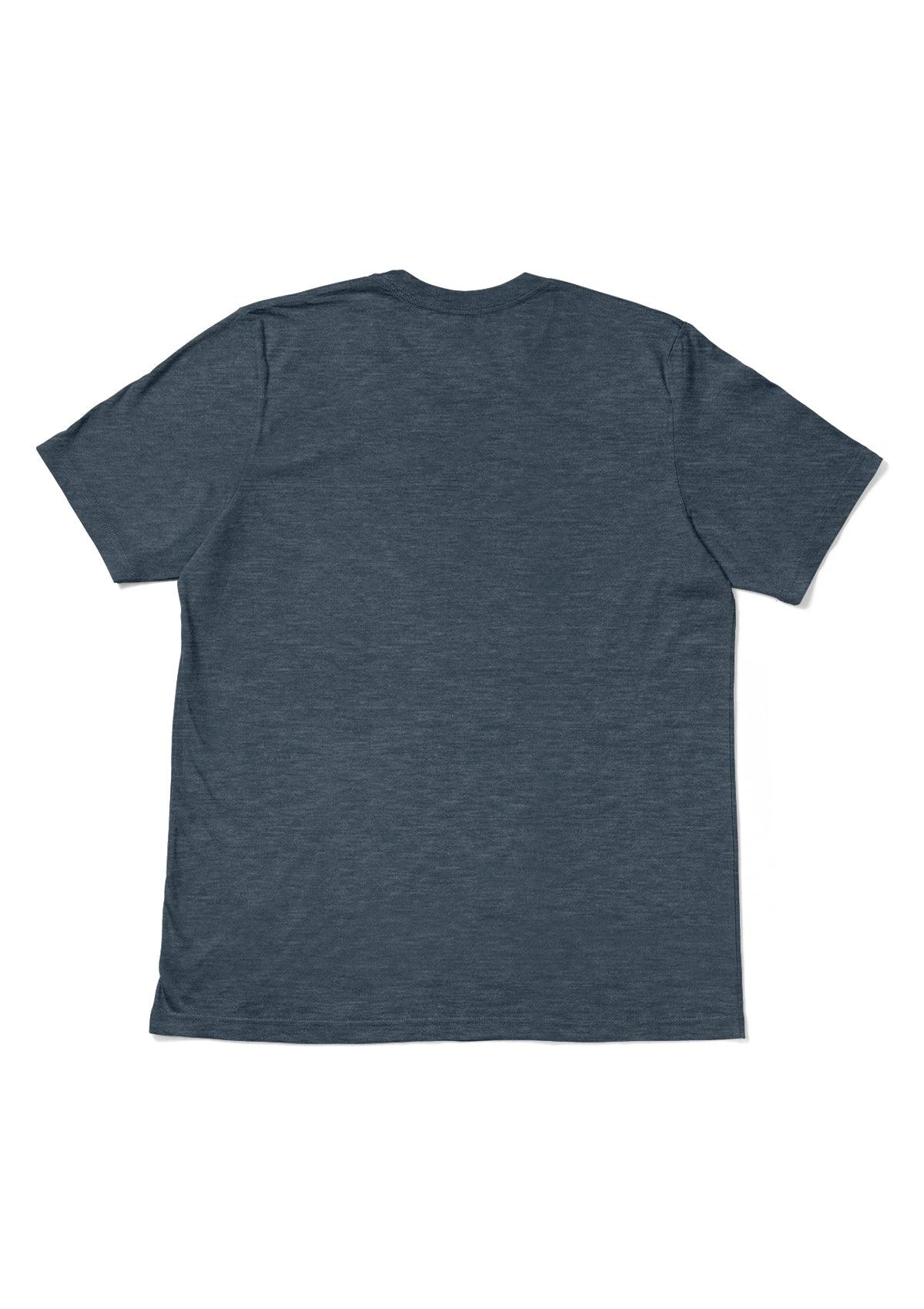 Men's Slate Blue Heather Short Sleeve Crew Neck T-Shirt