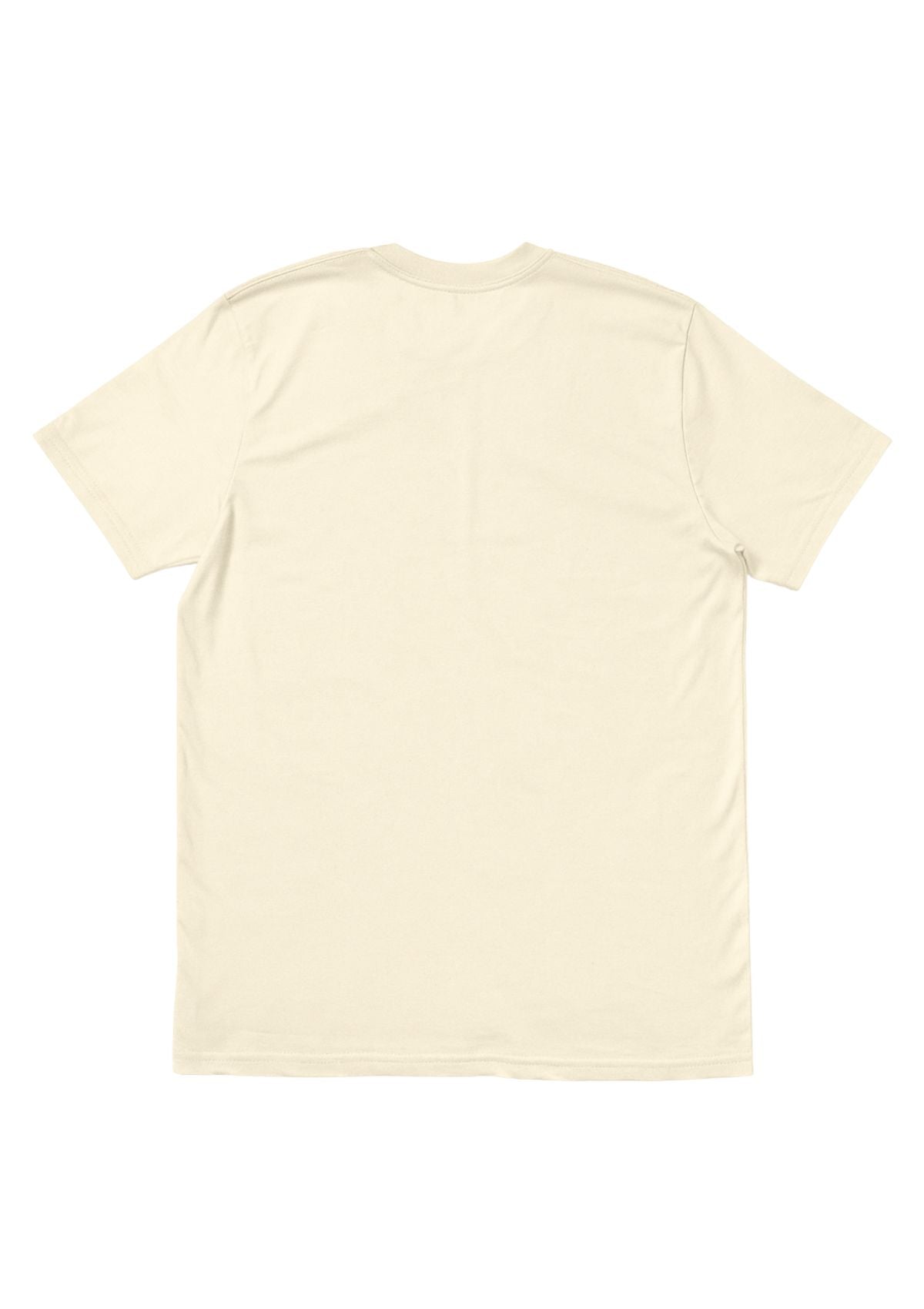 Men’s Mocha White T-Shirt | Soft, Earthy Neutral in 100% Cotton