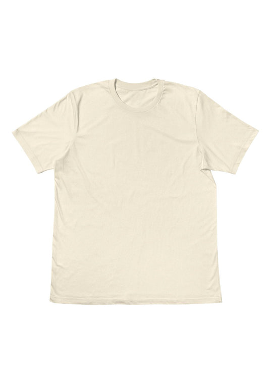 Men’s Mocha White T-Shirt | Soft, Earthy Neutral in 100% Cotton