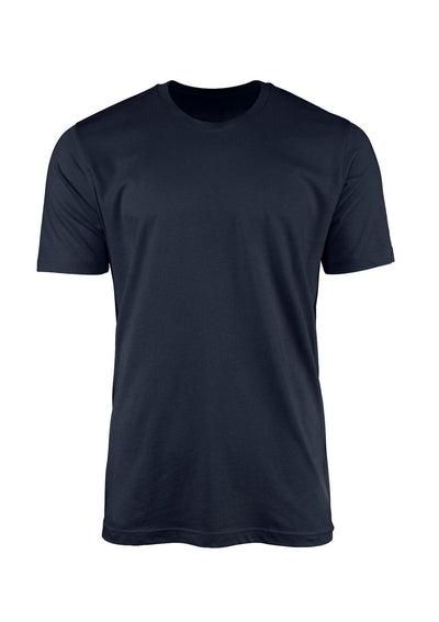 Vintage Navy Blue Short Sleeve Crew Neck T-Shirt